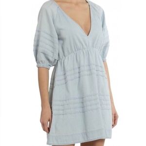 7 For All Mankind Babydoll Tie Back Dress